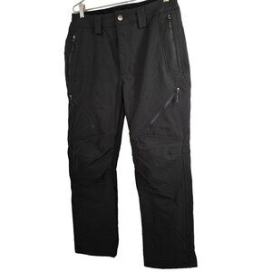 Free Soldier Repellent Softshell Fleece Lined Snowboarding Ski Pant Men 30 Black